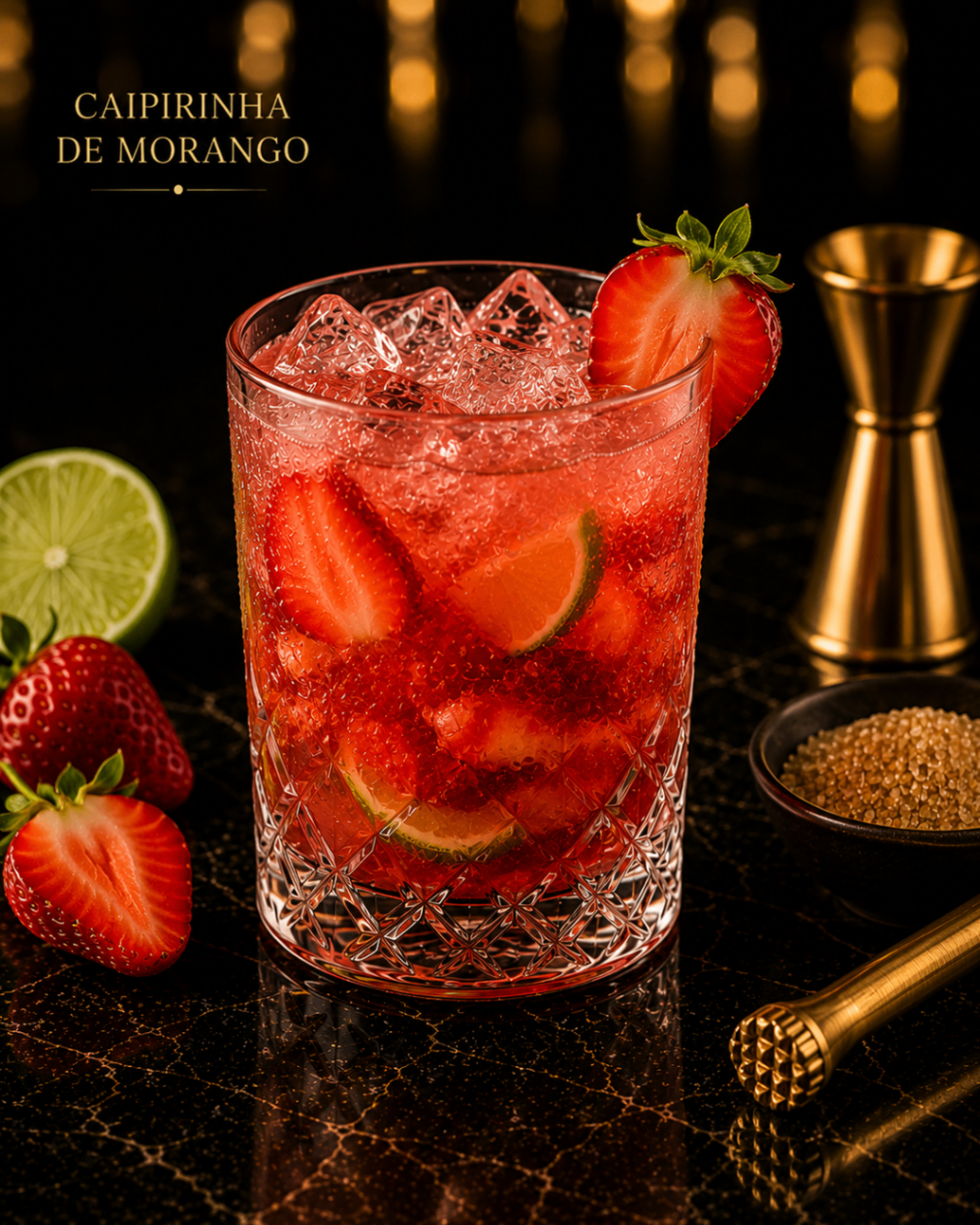 Caipirinha de Morango